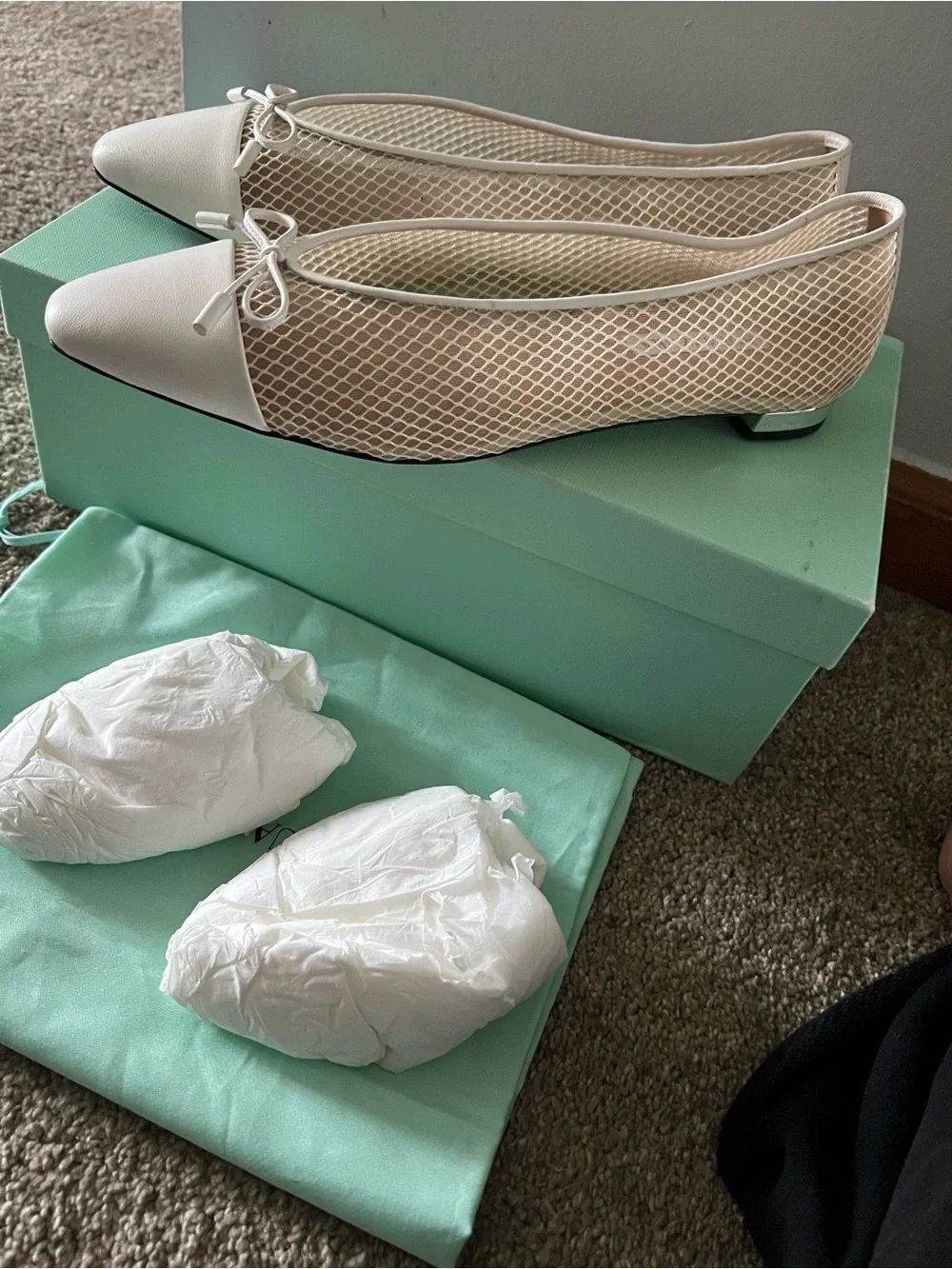Aquazzura Gioia Mesh Flats - Picture 6 of 16